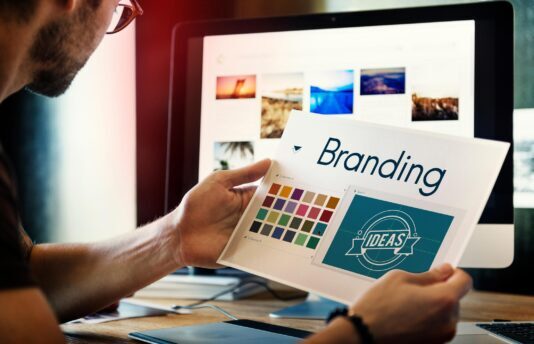 Man reviewing brand
