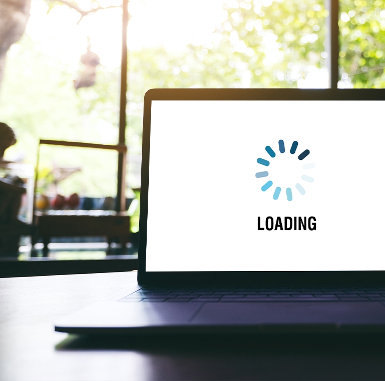 website loading screen